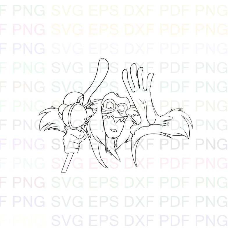 Free Free 176 Lion King Outline Svg SVG PNG EPS DXF File