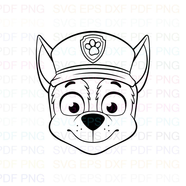 paw patrol chase svg free paw patrol chase svg free