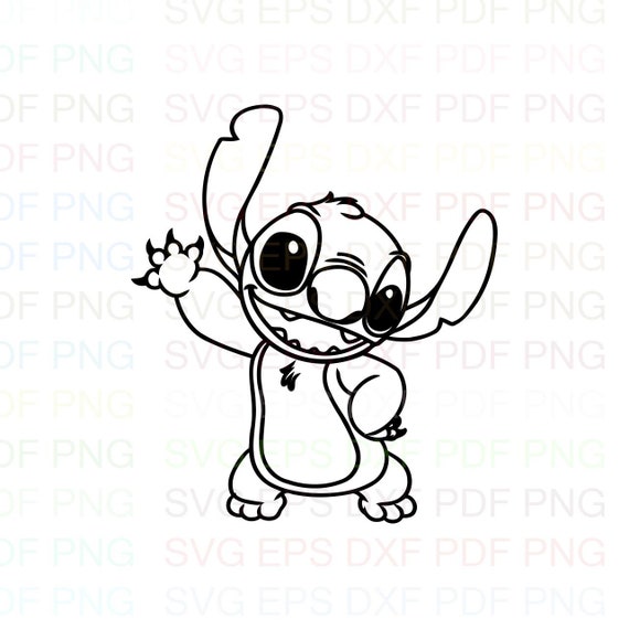 Free Free 226 Disney Stitch Face Stitch Outline Svg SVG PNG EPS DXF File