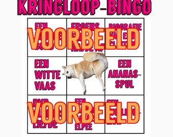 SpullenSpullenSpullen Kringloop-bingokaart #4