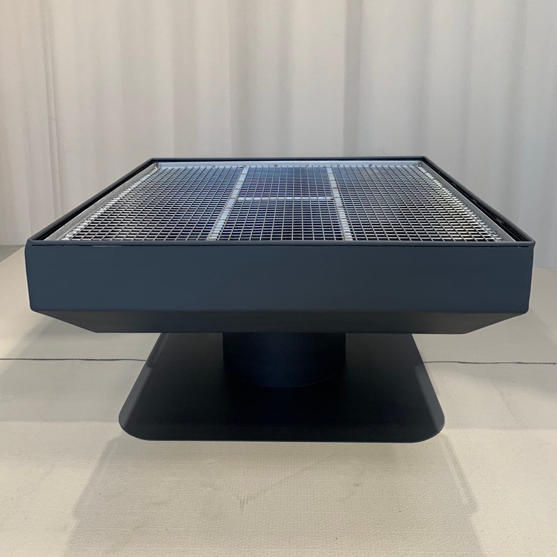 EXTRA LARGE steel fire pit with stainless steel BBQ grill and Etsy