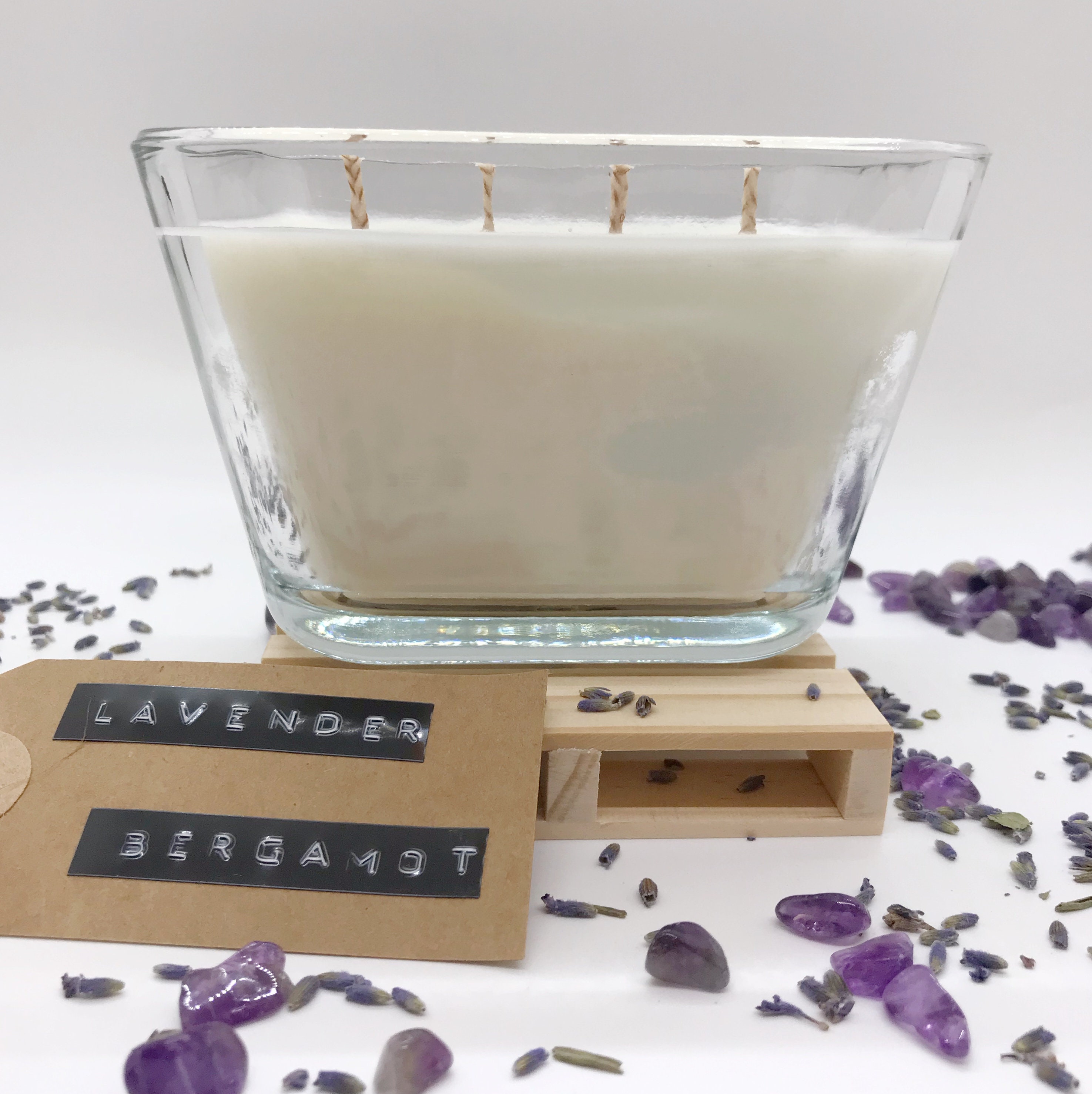 Positive Energie Kerze Lavendel Kerze Sojakerze duftende Etsy