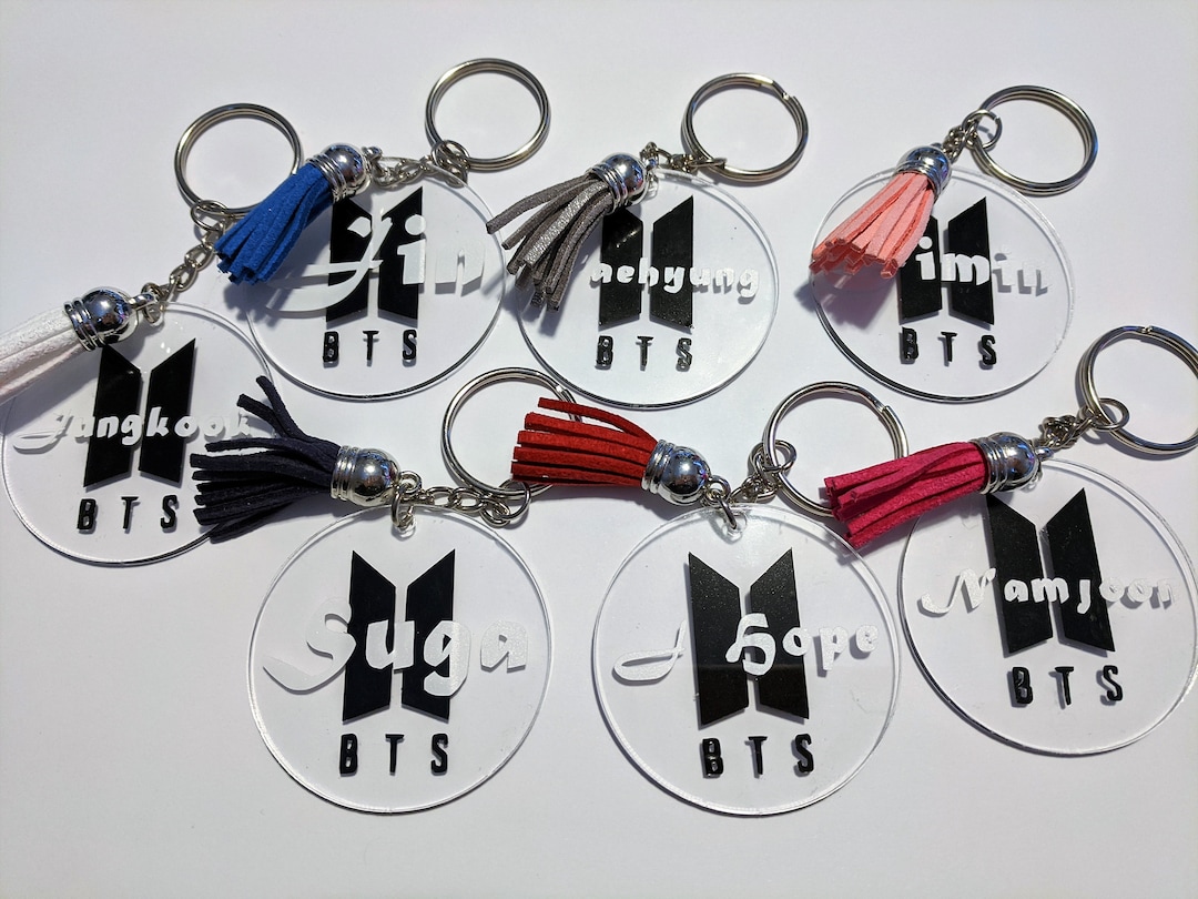 BTS Keychain Etsy
