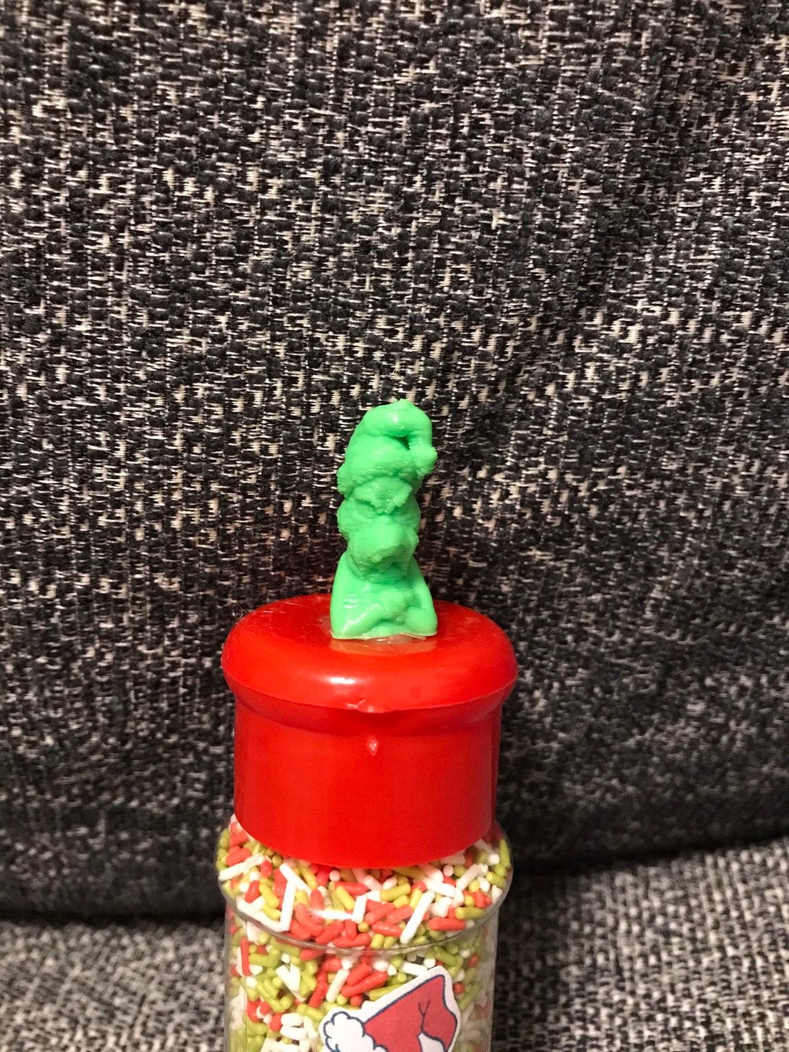 The Grinch cookie sprinkles and Christmas tree cookie cutter | Etsy