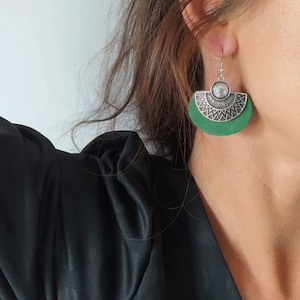 Pendientes boho, pendientes mujer, pendientes etnicos, joyeria boho, pendientes largos, regalo para ella