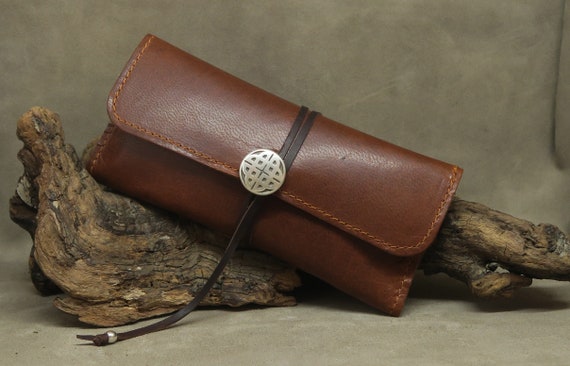 Leather Cigarrette Case, Leather Tobacco Pouch, Handmade Rolling Cigarette  Case, Brown Leather Snuff Box, Gift for Him/her, Best Friend Gift