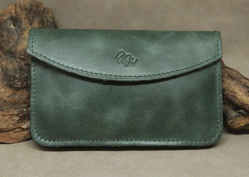 Cartera de mujer de cuero, cartera de piel para mujer, monedero mujer, billetera de cuero de mujer, cartera minimalista, regalo para mujer image 6