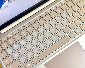 Transparent Korean/Hangul letter keyboard stickers PLS READ DESCRIPTION