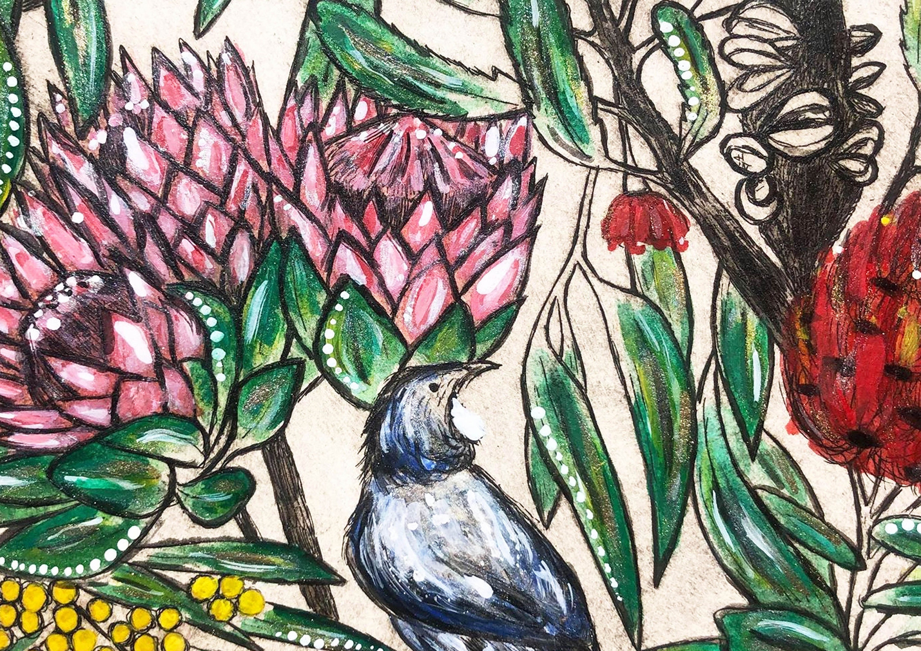 Botanical Placemats Australian Plants Australiana Design Etsy