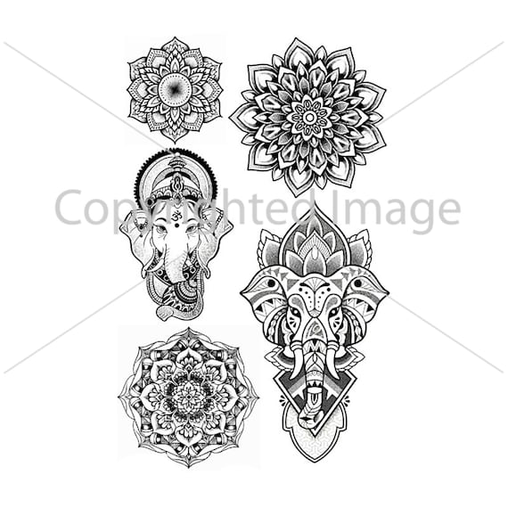Premium Vector | Stylized ethnic boho elephant portrait isolated on white  background decorative hand drawn doodle