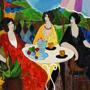 At the Cafe von Itzchak Tarkay