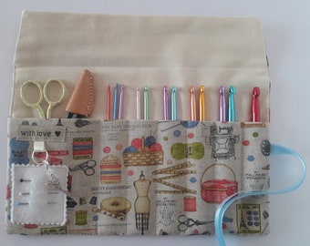 Crochet Hook Case: Sewing and knitting design