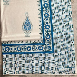 Indian Hand Block Print Bedspread, Block printed Bedsheet, Queen Size Bedspread Cotton Home Bedding ,Handmade Bedsheets Free Wall Hanging