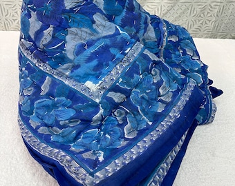 Jaipuri Rzai Midnight Boho Quilts, indische handgefertigte Bettdecke Rzai, Winter Saison Decke Warme Quilt, Decke Bettdecke Floral Gedruckt Quilt