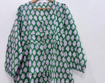 Robe longue à imprimé floral, robe d'été décontractée à volants pour femme, robe indienne Kyra à poches