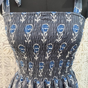 Jaipuri Gown !! Party Wear Handmade Dress Tunics, Cotton Long Wear Dress, Indian Block Print Dresses For Women, Light Weight Dressing Gown