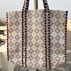 Sac à main matelassé pour femme, sac de voyage, cadeau d'anniversaire, cadeau de Noël à un cartable, respectueux de l'environnement, durable, robuste, sac bohème