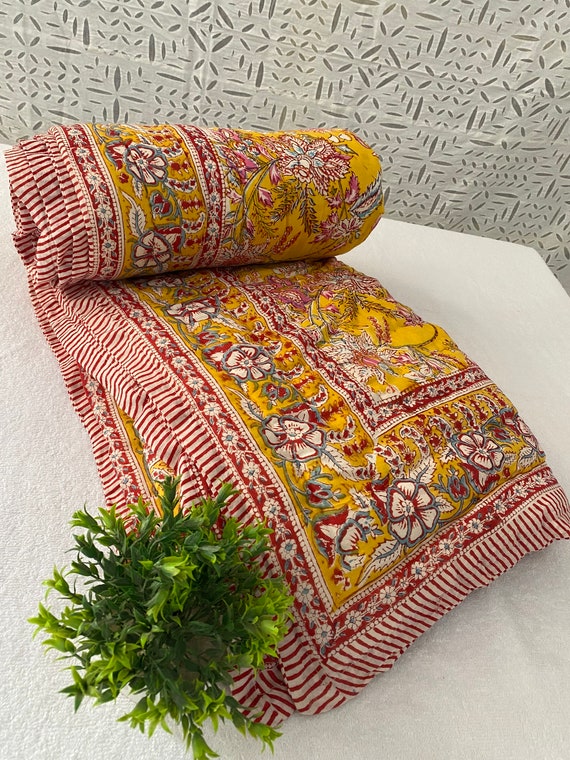 Cotton razai blanket cheap
