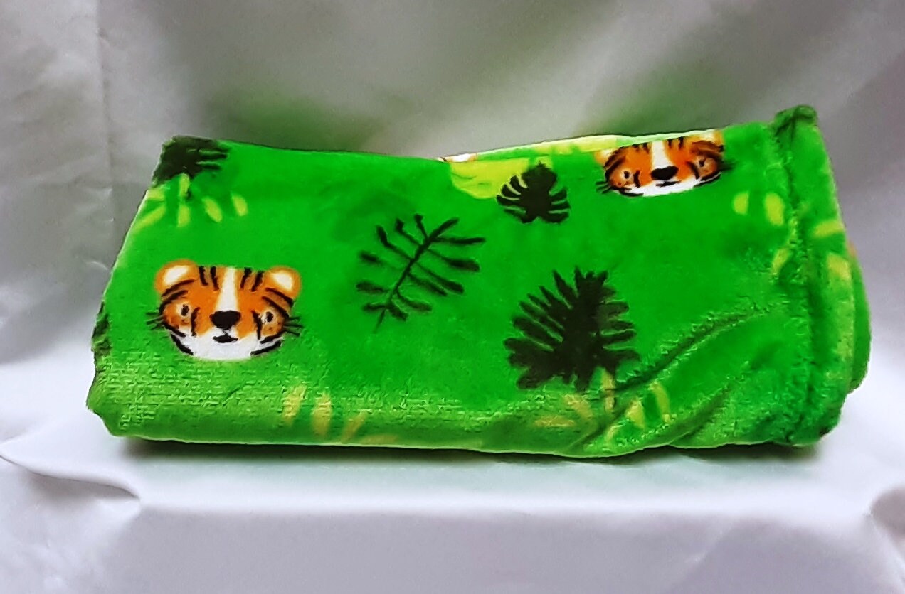 Tiger baby blanketextra soft and silky UK made personizable Etsy