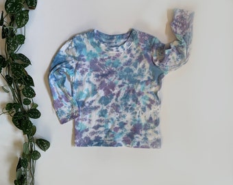 Tie Dye Long Sleeve Baby Tee - Multiple Color Options *Made to Order*