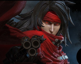 Vincent Valentine FF7_Fan Art /Resin scale model for assembling and painting or ready to collect