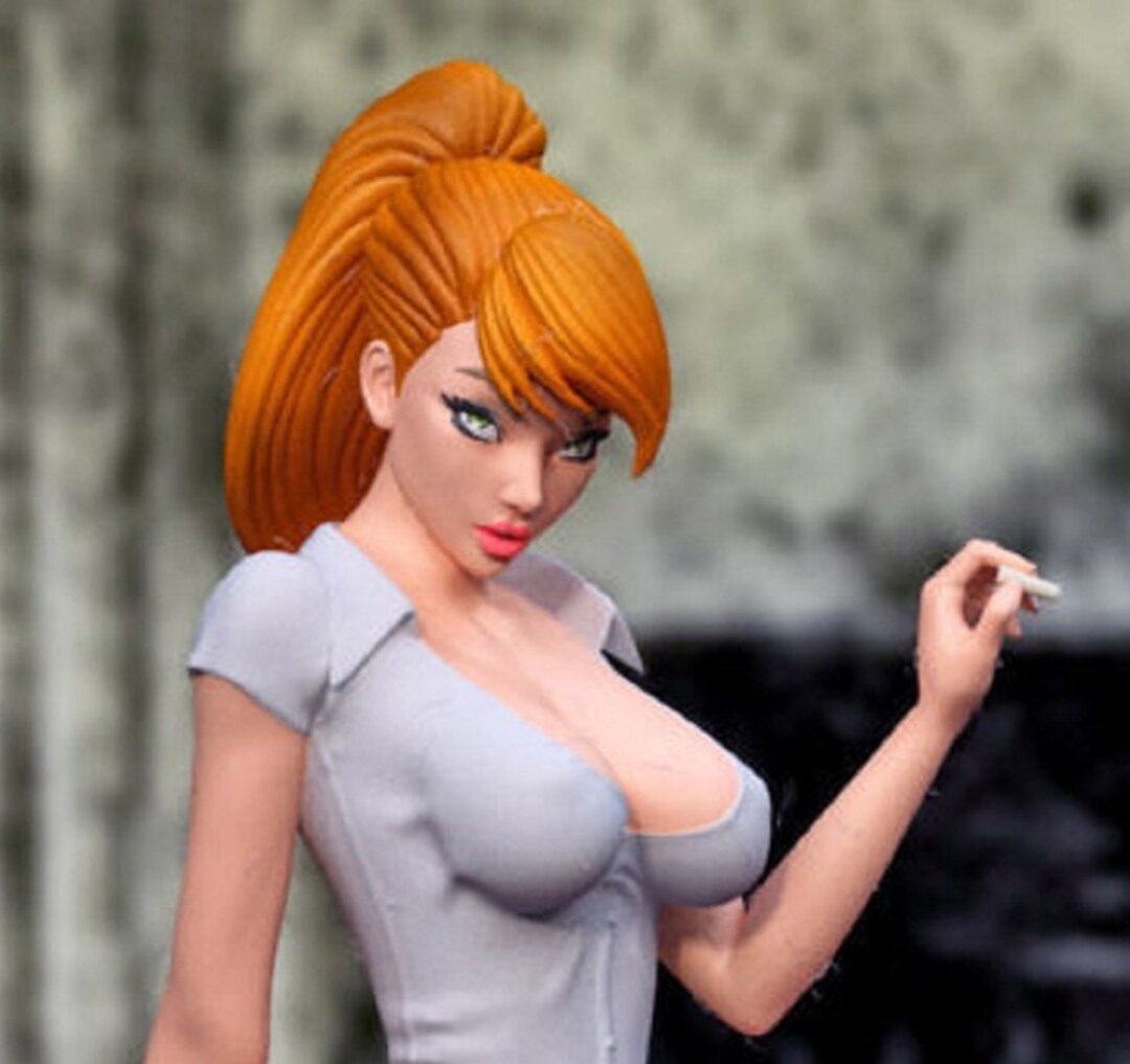 Mary Jane_ Wats. (fan Art) / 3d Sculpture to Paint or Fully Painted - Etsy