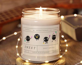 Bougie de soja Suie Sprite, cadeau anime Studio Ghibli, aromathérapie
