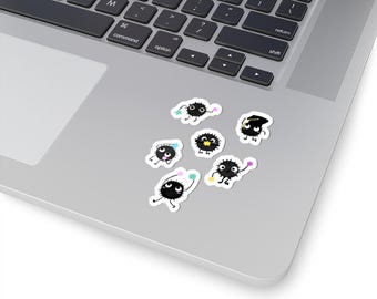 Soot Sprites Stickers, Studio Ghibli Decor, Graduation Gift