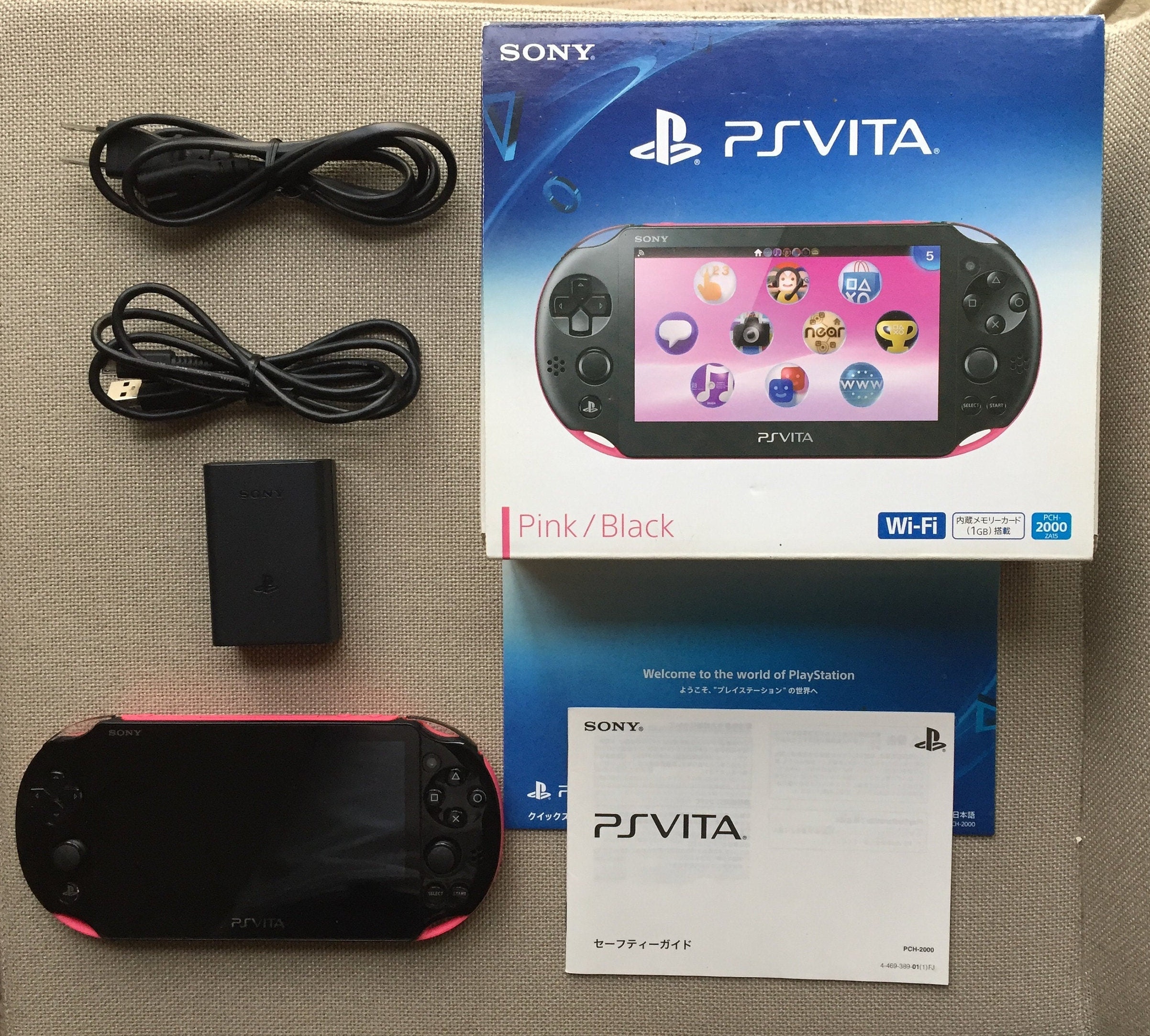 PS Vita PCH Console Various Colors W/ Charger and Box in   Etsy