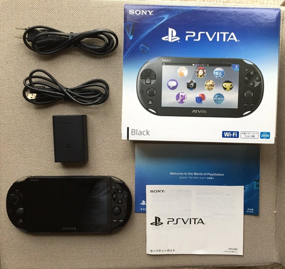 PS Vita PCH-2000 Console Various Colors W/ Charger and Box in - Etsy