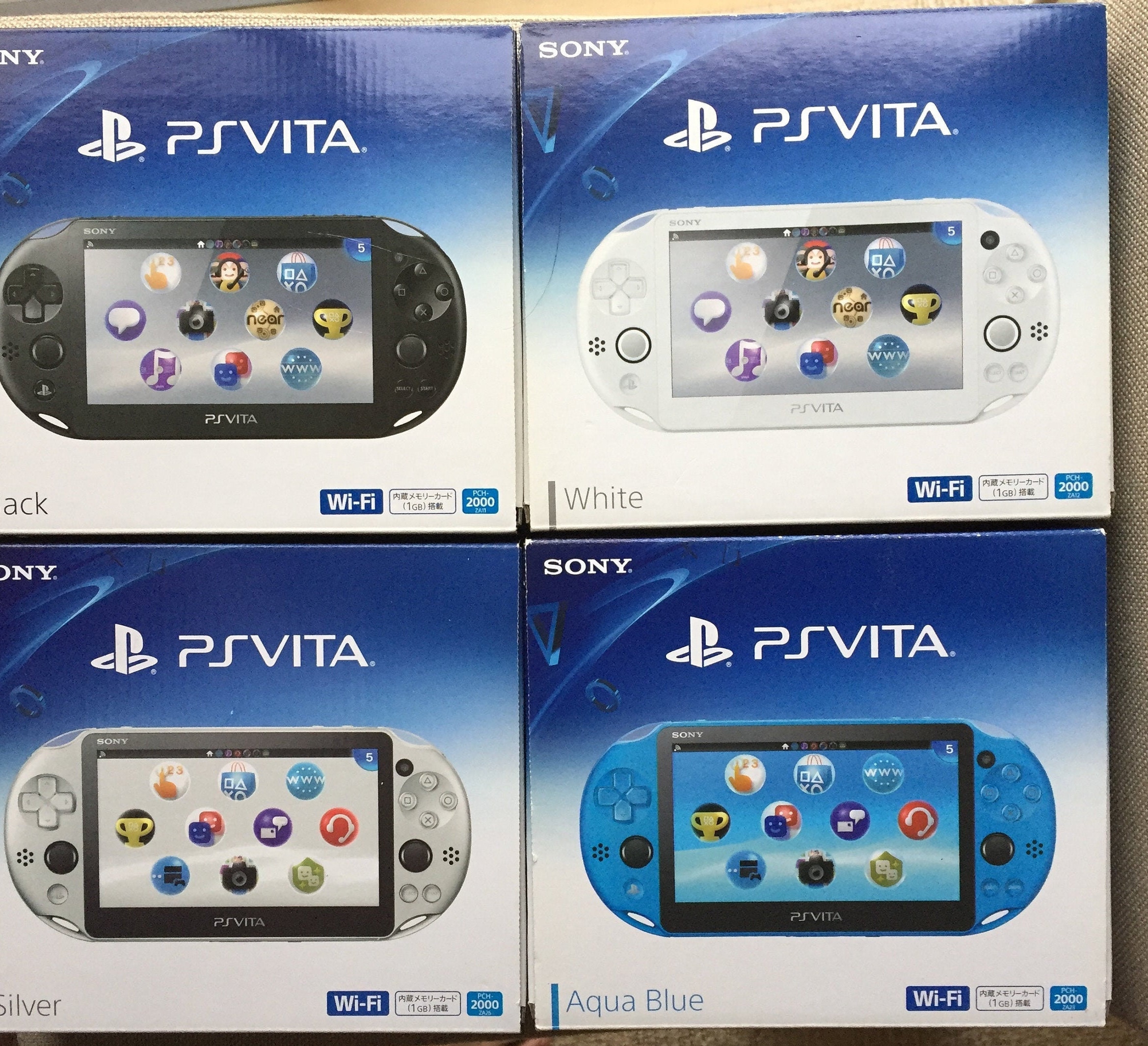 PS Vita PCH-2000 Console Various Colors W/ Charger and Box In | Etsy