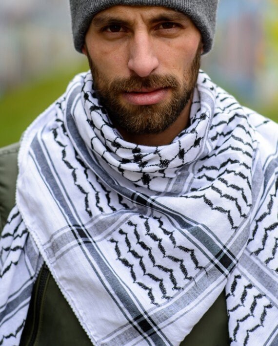 Traditional Keffiyeh Made In Arafat Style Handmade Palestine |  islamiyyat.com