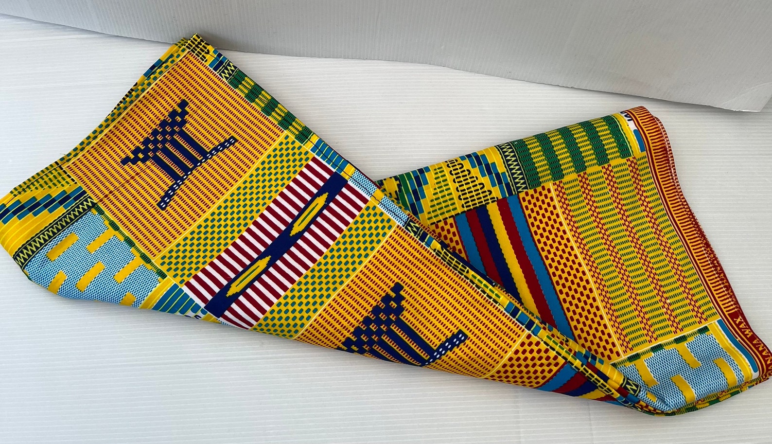 African Kente Head Wrap, African Print Scarf Ankara Turban, Adinkra ...