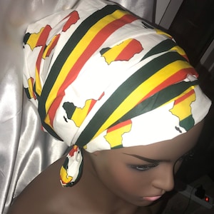 African Kente Head wrap, African Print Scarf Ankara Turban, Wax Head tie For All