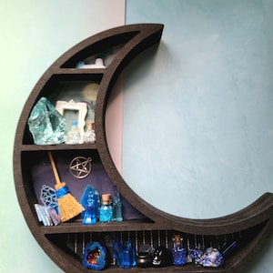 Moon Cabinet: Gothic Witch Cabinet with Curated Miniatures