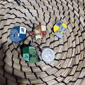 Magical Boy Pin, Wizard School Pin, Cute Wizard Boy Pin, Wizard House Pin, Book Lover Gift, Movie Lover Gift