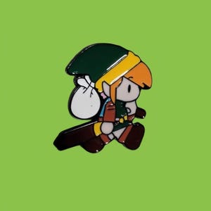 Legend of Zelda Pin, Nintendo Pin, Shield Pin, Retro Gaming Pin, Gamer Gift, Video Game Lover Gift, Nostalgic Video Game Gift Pin