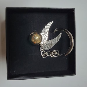 Magical Wizard Keychain, Magical Wizard game keychain, Magical Wizard school keychain, ball with wings keychain
