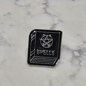 Witch Pin, Wiccan Pin, Pentagram Pin, Ouija Pin, Triple Moon Pin, Spellbook pin, Witch hat Pin, Goth Girl Pin, Witches Do it Better Pin