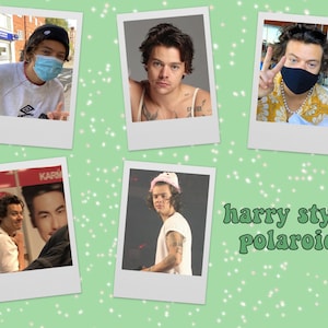 harry styles polaroids (+ custom)