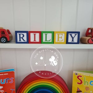 Solid wood Toy Story inspired Alphabet blocks *Price is per block*