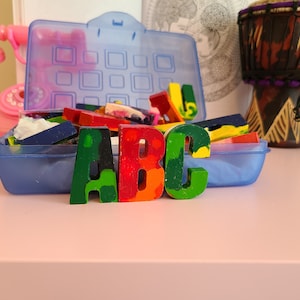 ¡Juego de letras de crayón de la A a la Z!