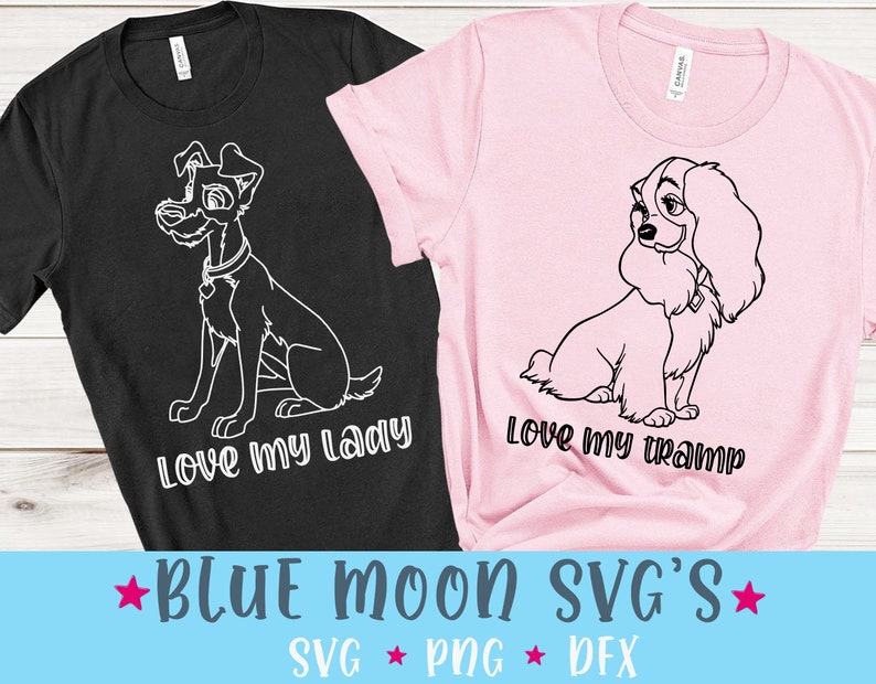 Download Lady and the tramp SVG cut file Couples shirt SVG Cute | Etsy