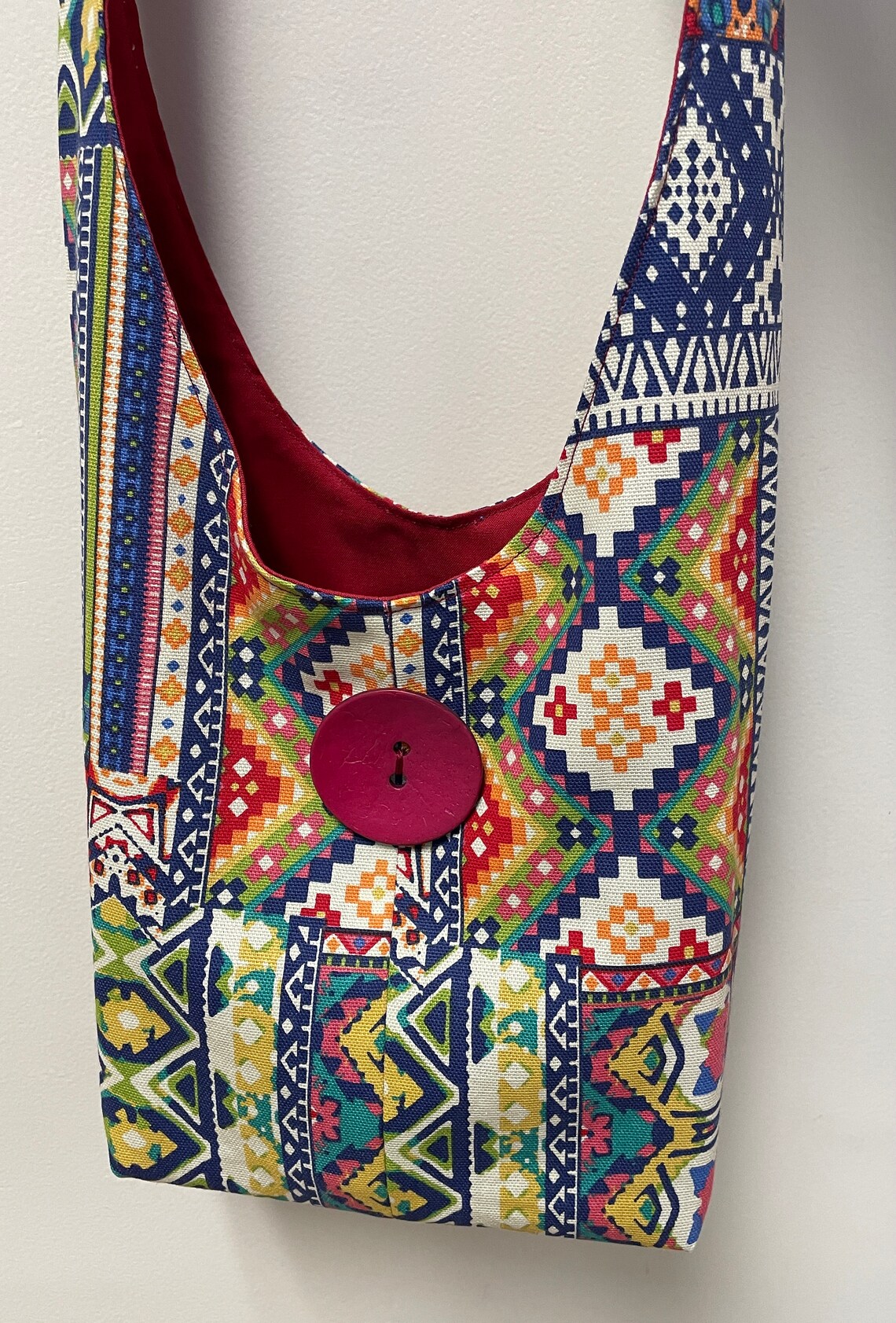 Large Flowers on BOHO PURSE Small BOHO Purse Lined Bag Etsy