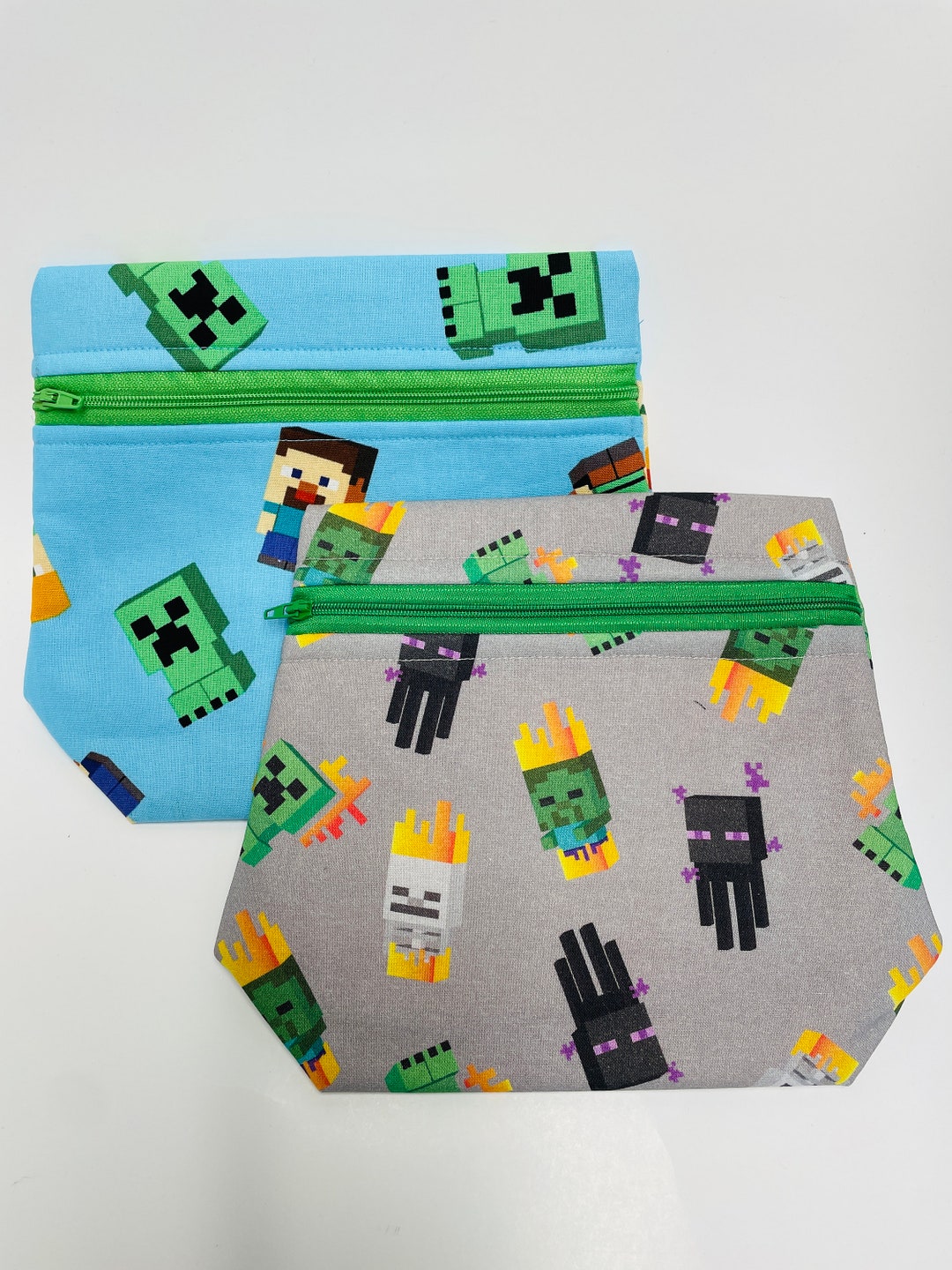 MINECRAFT POUCH roomy school pouch organize school bag Etsy.de