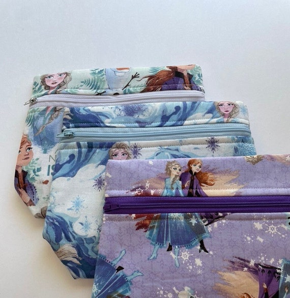 Disney s FROZEN Pouch Anna Elsa Pouch Anna Zipper Pouch Child s Gift Travel Pouch Disney Movie Characters Frozen Zipper Pouch Purse Etsy