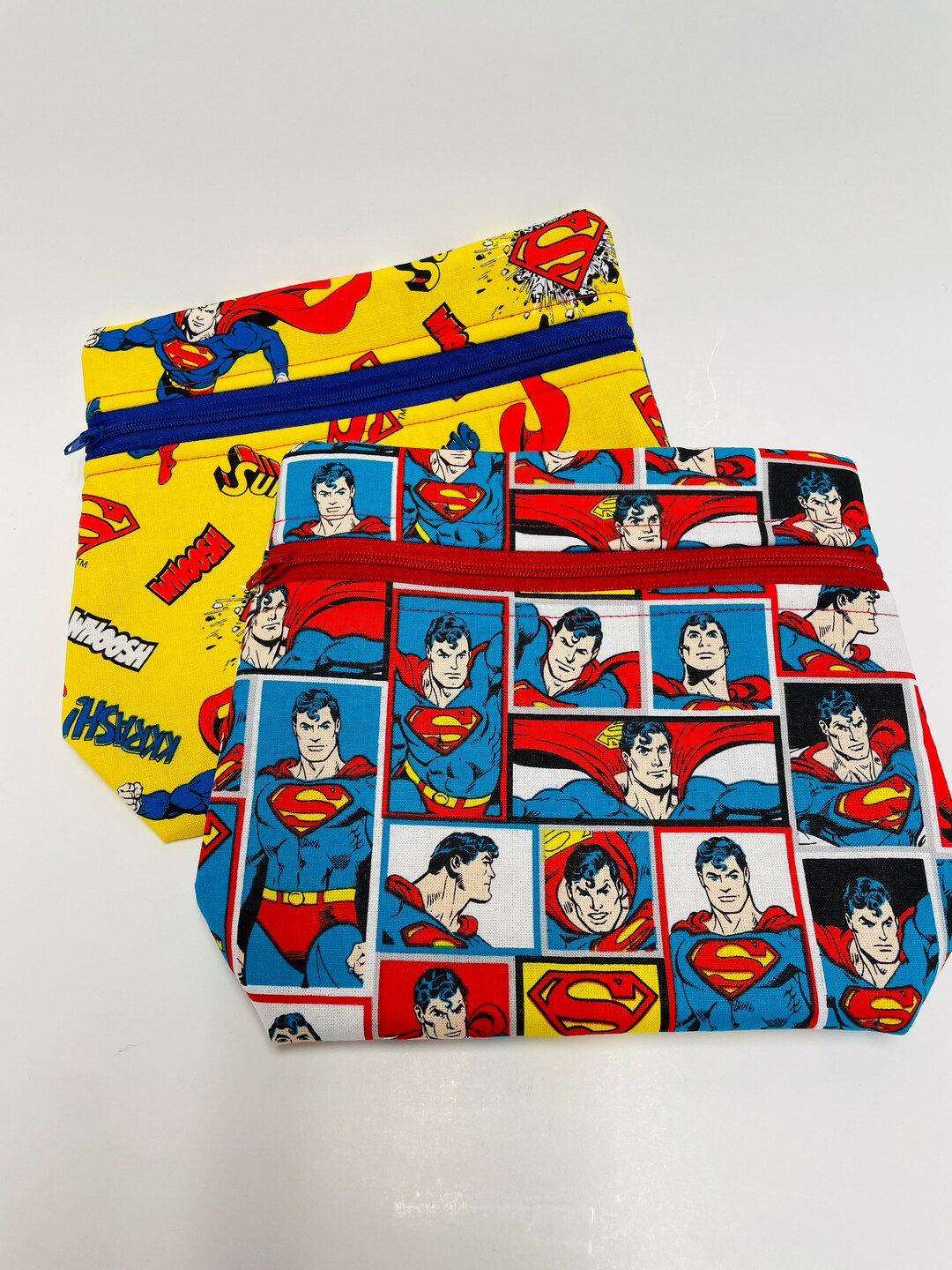 SUPERMAN Pouch DC COMICS Pouch Storage for School Bag Roomy Etsy