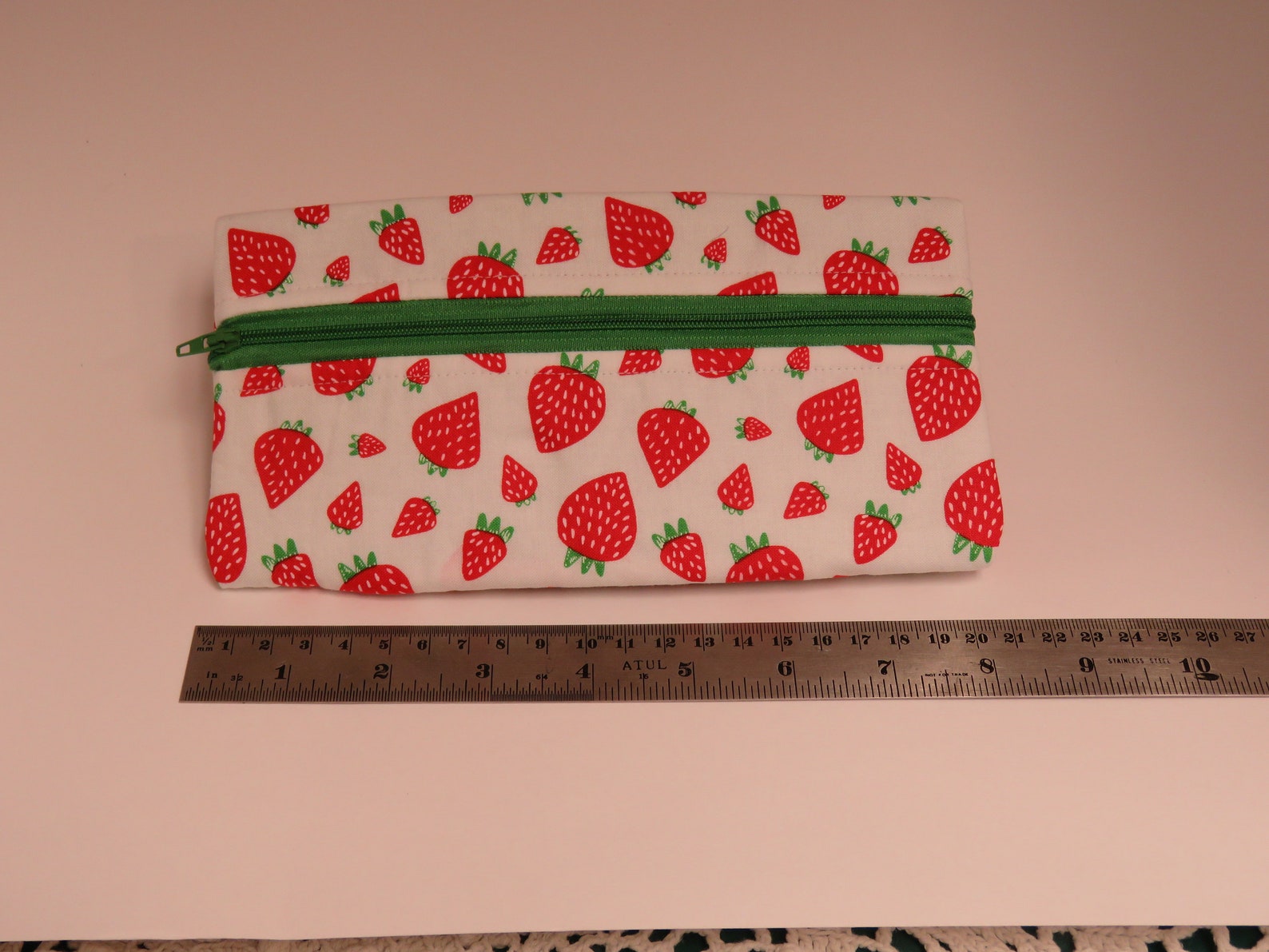 Strawberries pencil pouch pencil case zipper pouch Etsy