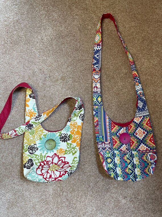 Large flowers on BOHO purse small BOHO purse lined bag Etsy