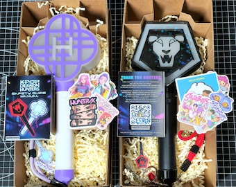 Party Light Stick - Huntrix & Saja Boys Edition - 15 lebendige Farbvarianten - 3D gedruckte Fan Art - Made in Canada